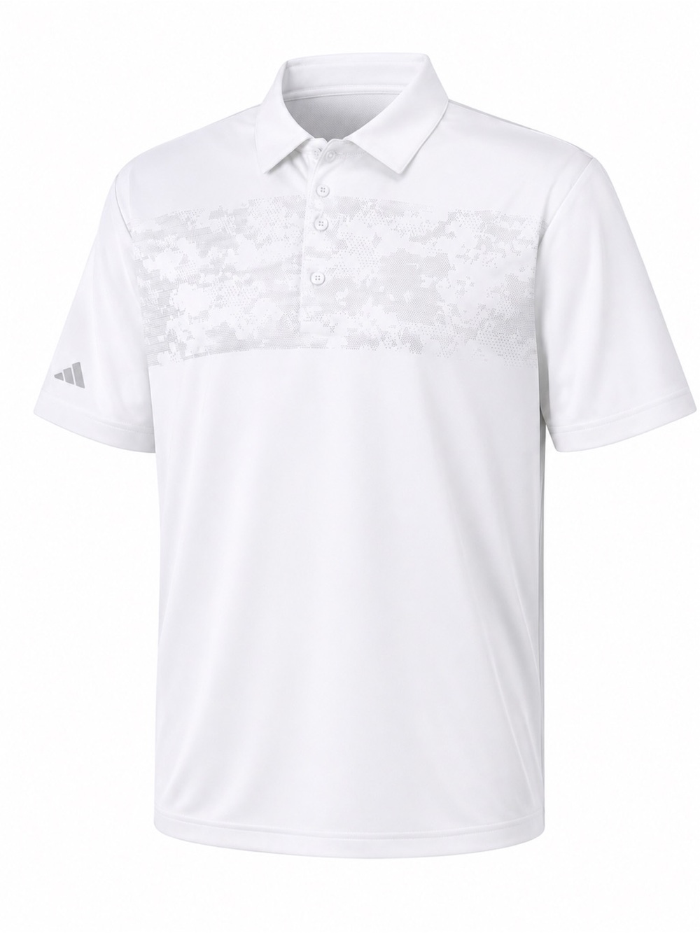 adidas Men’s White Polo Shirt with Subtle Logo